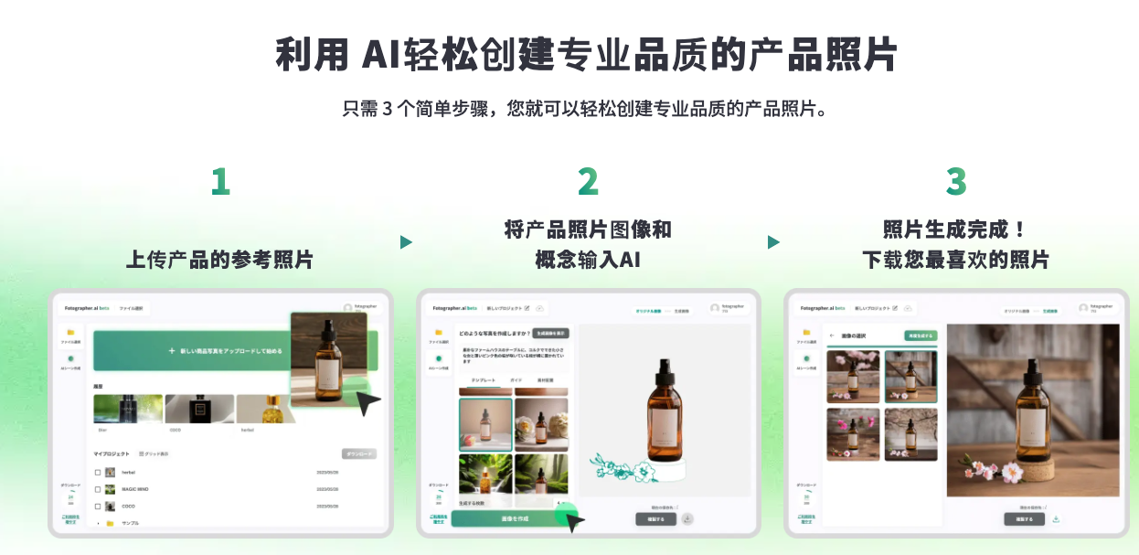 Fotographer AI:利用AI轻松创建专业品质的产品照片