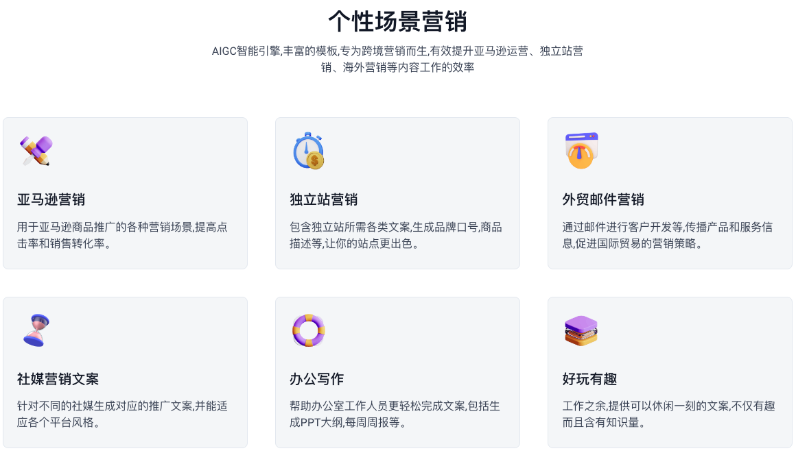 魔法AI-跨境电商营销创意生成工具