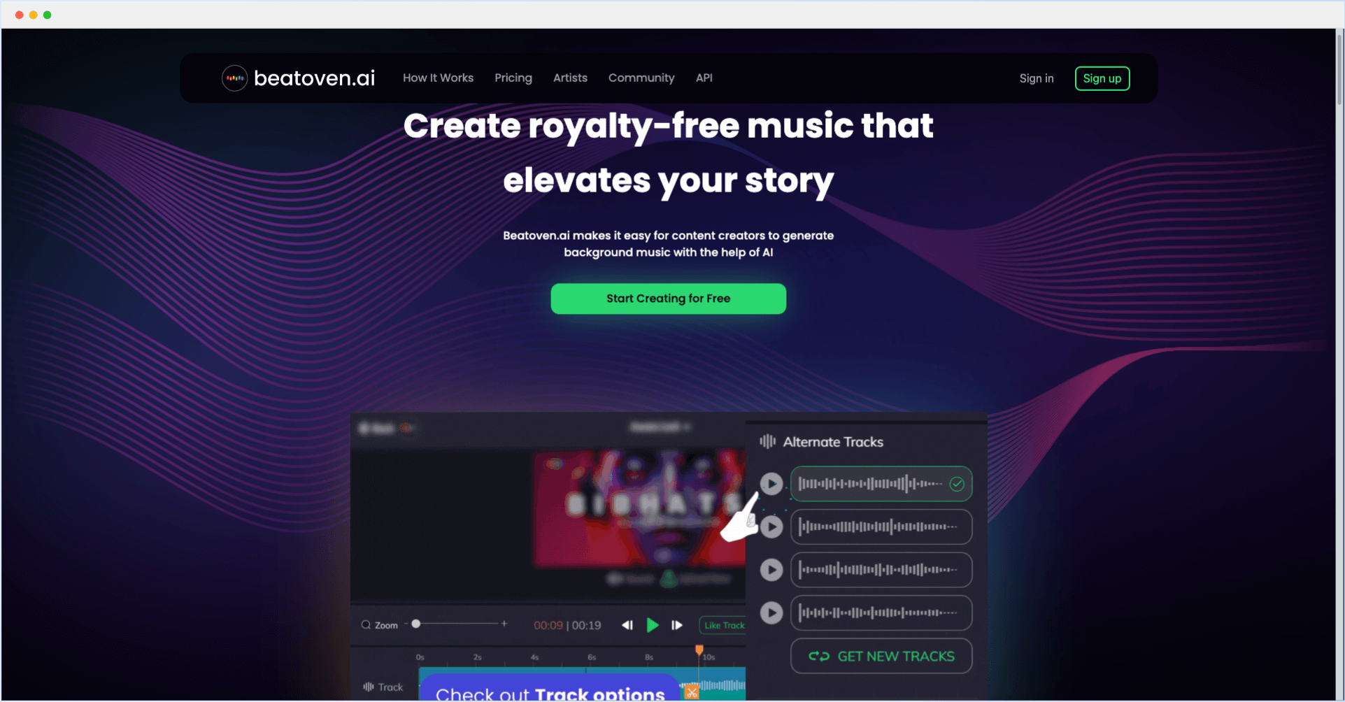 Beatoven.ai:创新的AI音乐生成器