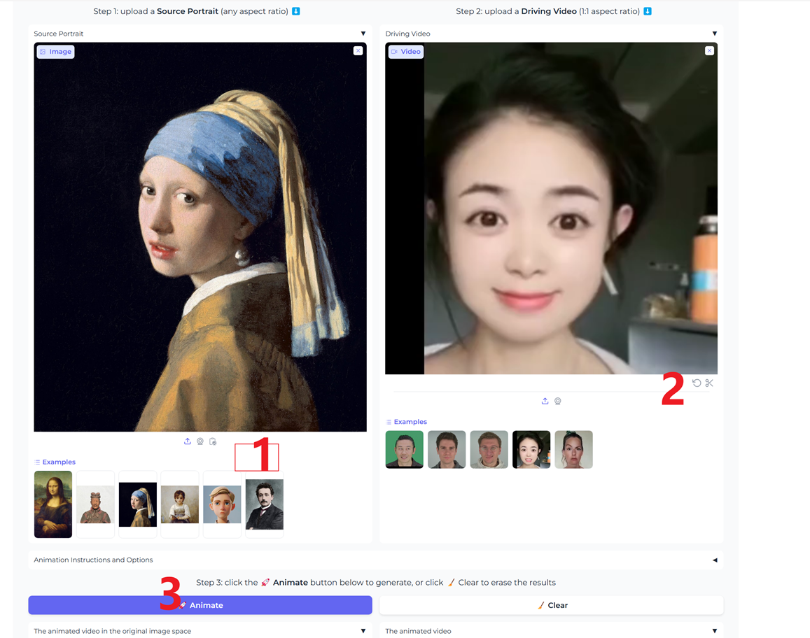 Live Portrait老照片转视频教程
