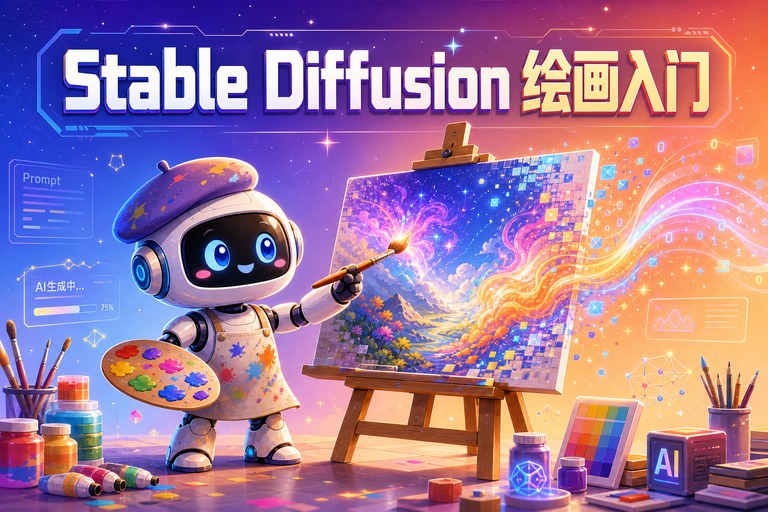 Stable Diffusion 绘画入门：核心概念与上手路径
