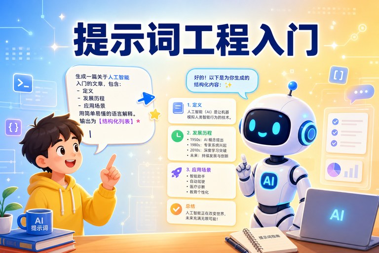 提示词工程入门:5 条原则让 AI 听懂你的需求
