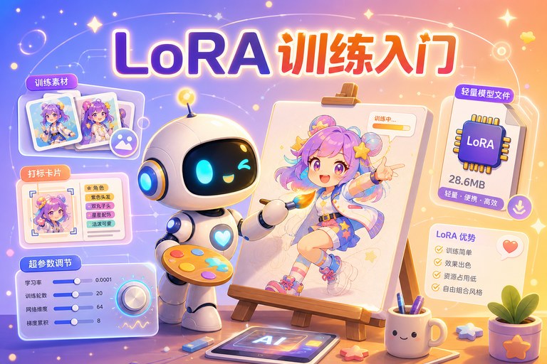 LoRA 入门：用 AI 绘画训练你的专属画风与角色