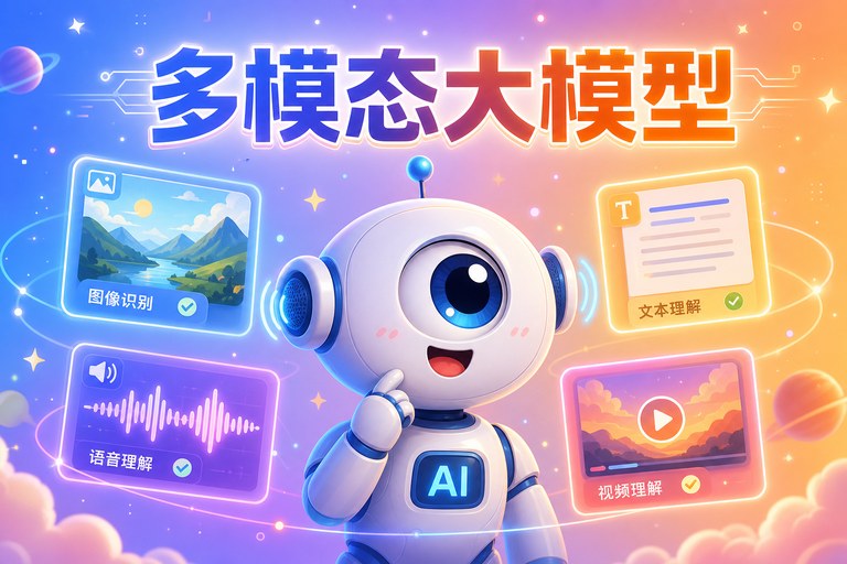 多模态大模型科普:AI 是如何同时看懂文字、图片和声音的