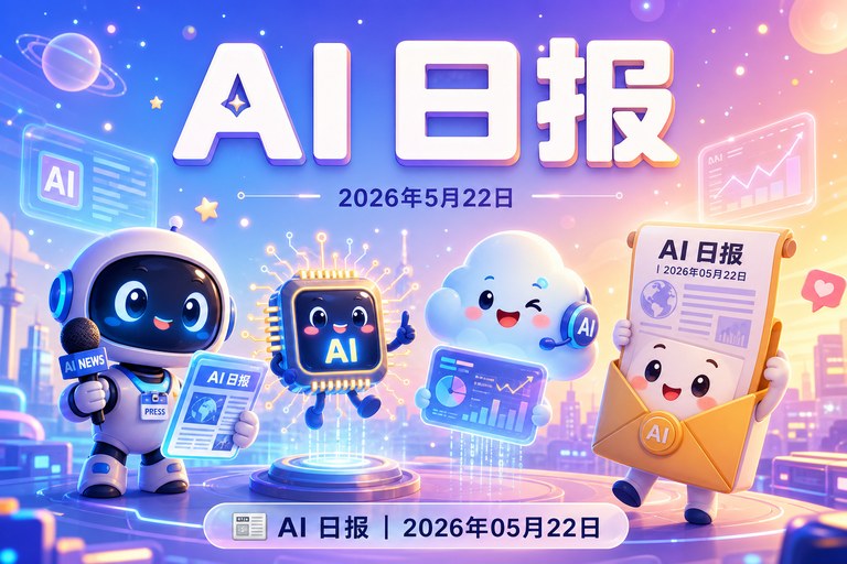 AI日报 | 2026年5月22日(周五):OpenAI 攻克 Erdős 几何猜想、Anthropic 月付 xAI 12.5 亿算力