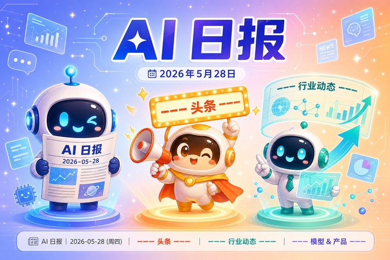 AI日报 | 2026年5月28日(周四):Mistral 将 LeChat 更名 Vibe、Cognition 260 亿估值融资