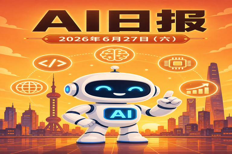 AI早报 | 2026年6月27日(周六):GPT-5.6 Sol受限发布、英伟达MoE开源提速3.7倍