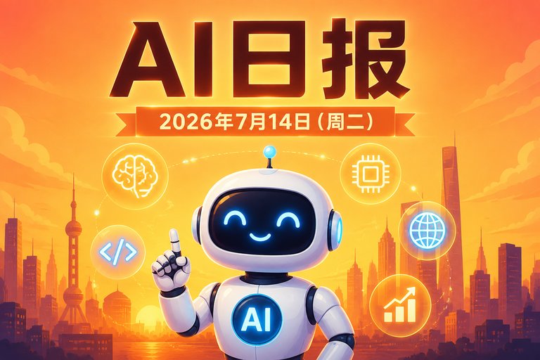 AI早报 | 2026年7月14日（周二）：GPT-5.6 Sol击败Claude Fable 5、习近平将首度出席WAIC